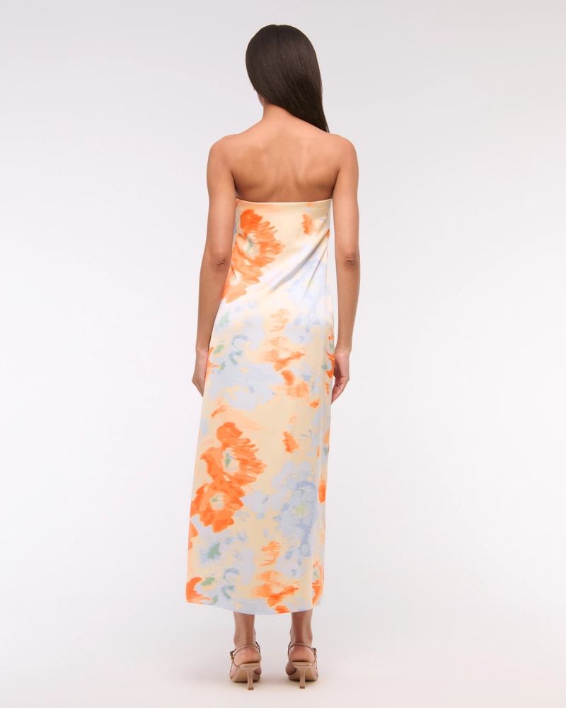 The A&F Julia Strapless Slip Maxi Dress