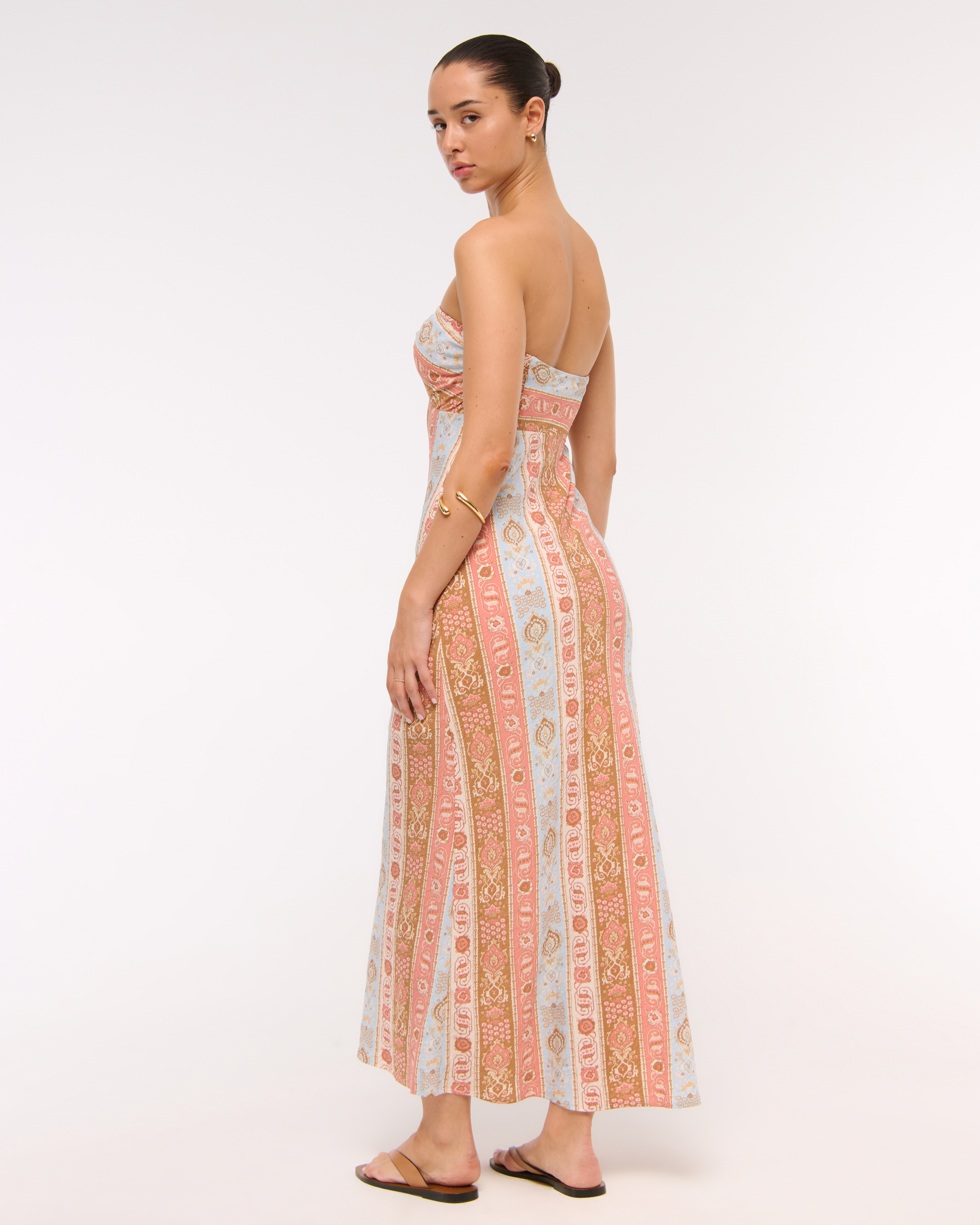 Женские платья Abercrombie & Fitch Strapless Knotted Maxi Dress — фото 2