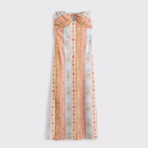 Женские платья Abercrombie & Fitch Strapless Knotted Maxi Dress