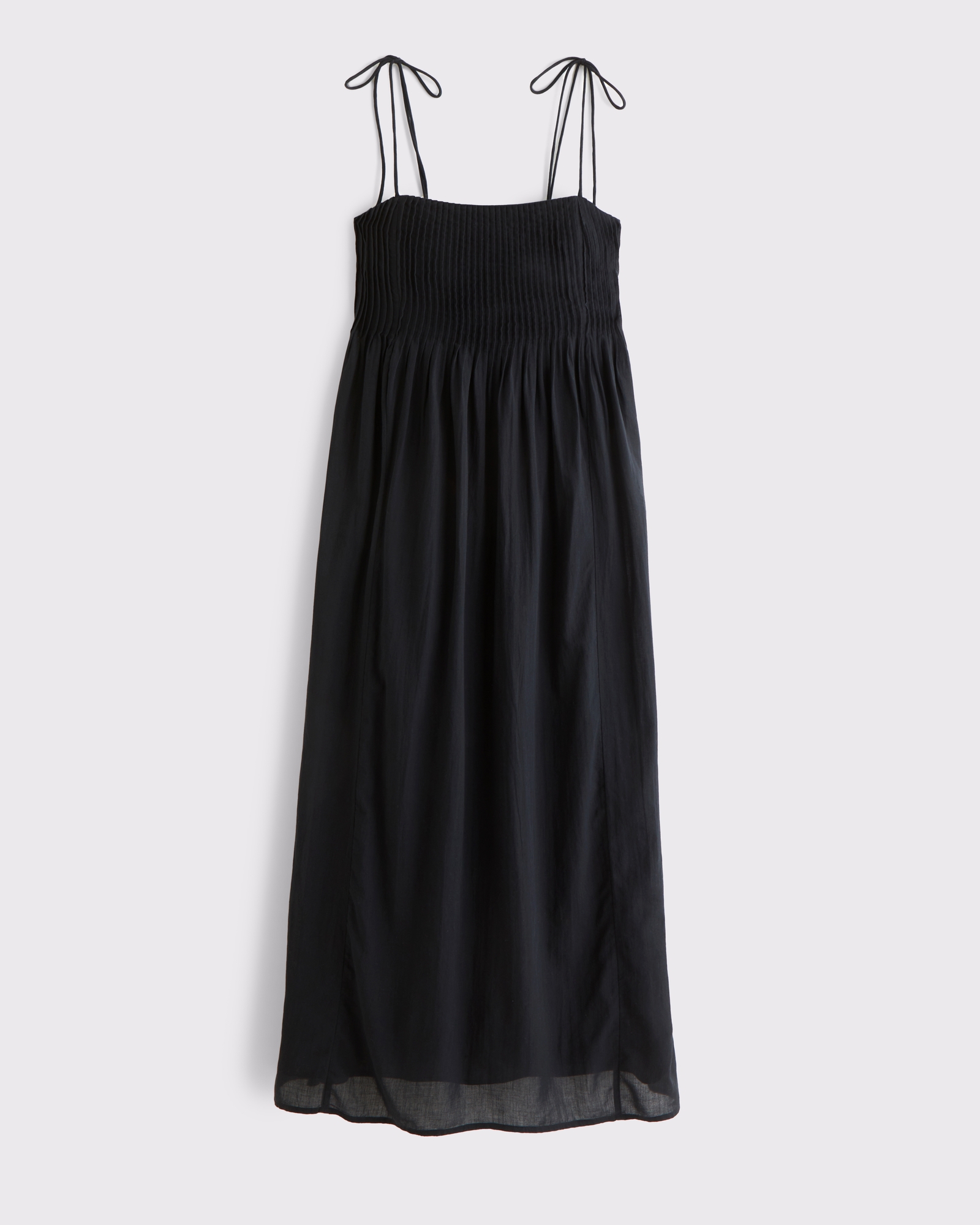 Pintuck Flowy Maxi Dress