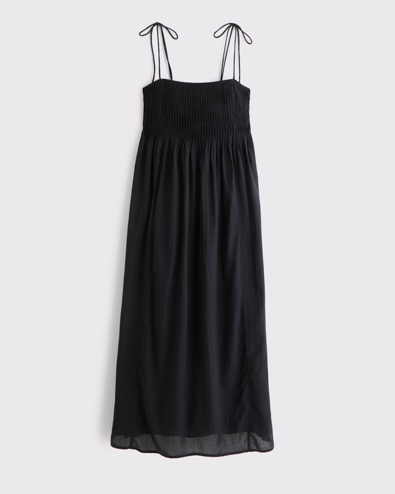 Women's Pintuck Flowy Maxi Dress | Women's Dresses | Abercrombie.com