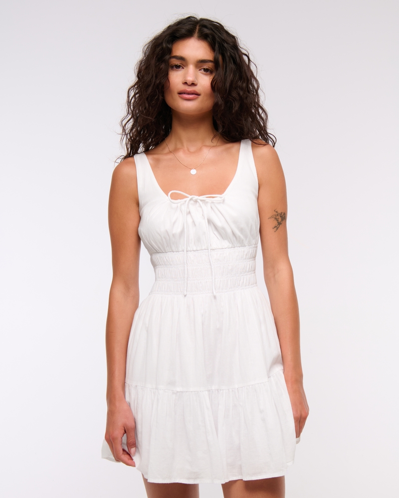 Easy Scoopneck Mini Dress