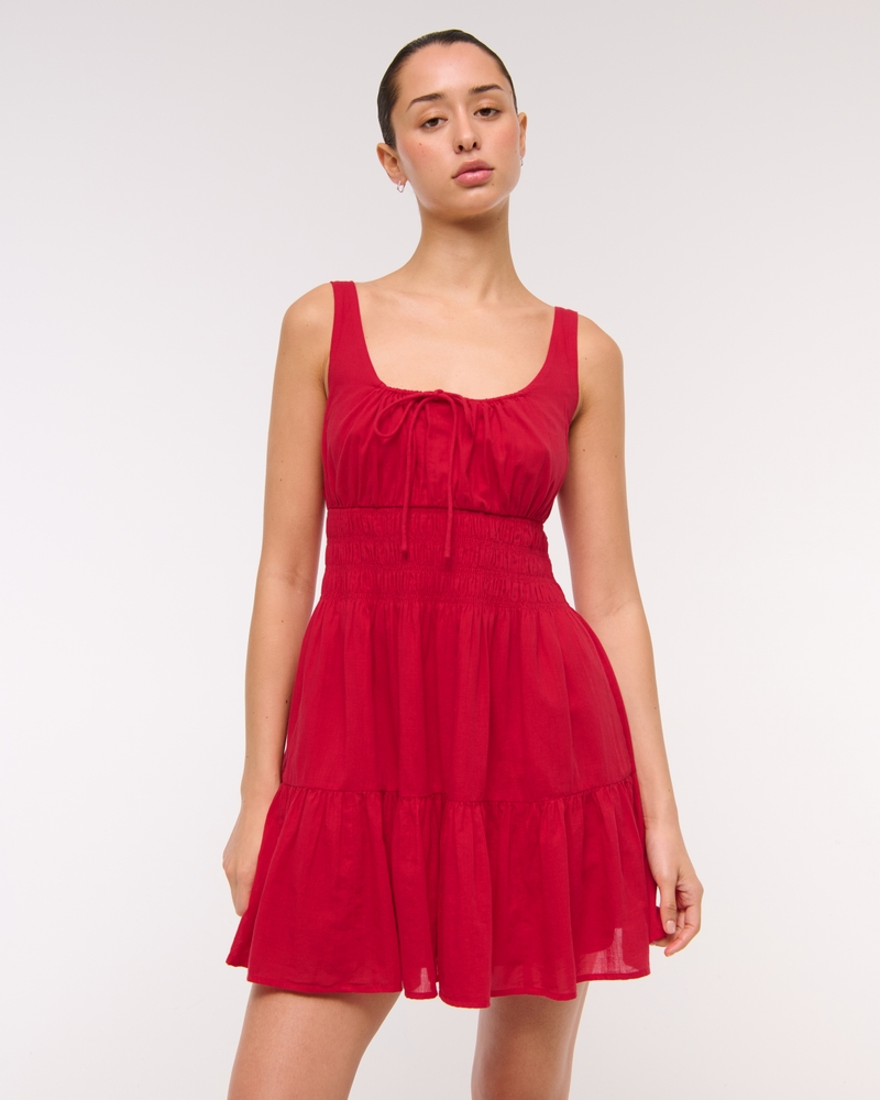 Easy Scoopneck Mini Dress