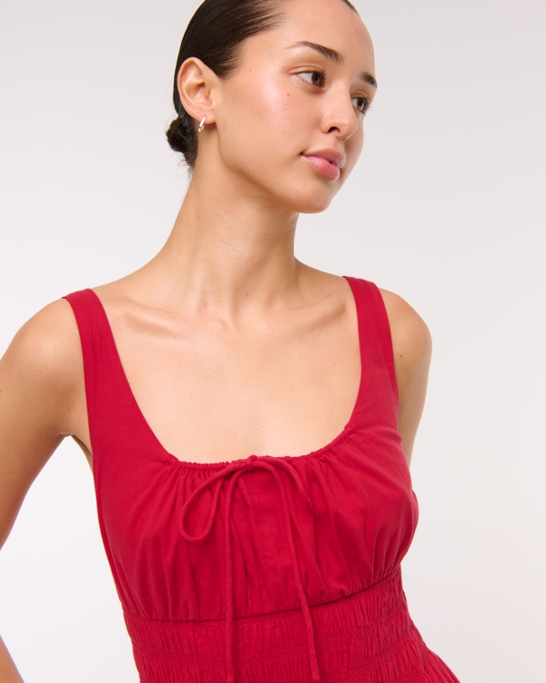 Easy Scoopneck Mini Dress