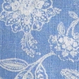 bleu à fleurs