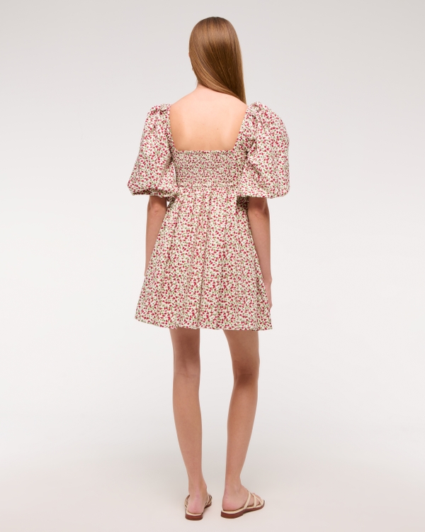 The A&F Emerson Poplin Puff Sleeve Mini Dress