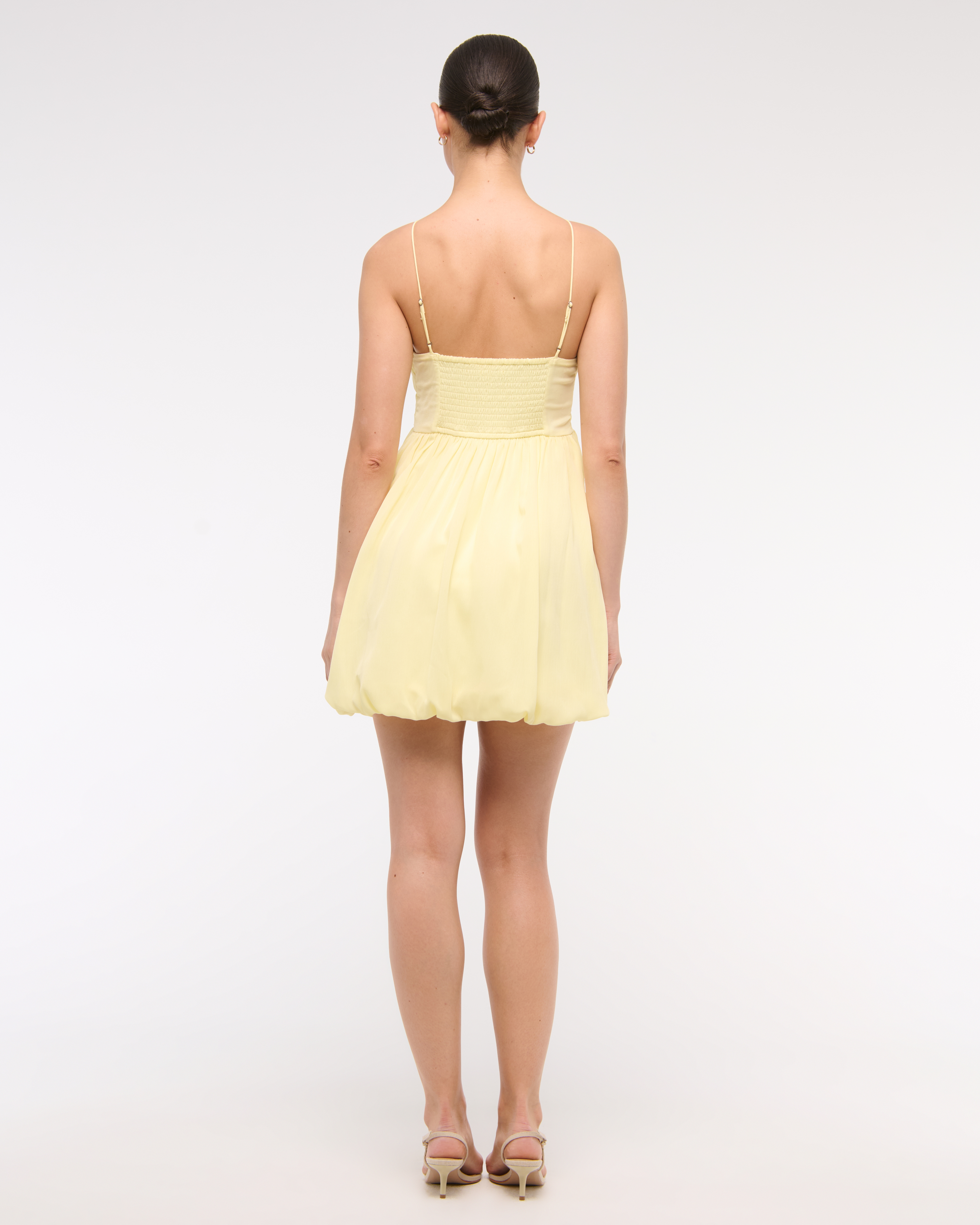 ♡ ❣️ check mini dress beige M Summer-Coded Crochet Halter Mini Dress | Windsor