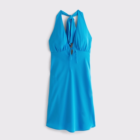 Женские платья Abercrombie & Fitch Halter Tie-Front Slip Mini Dress
