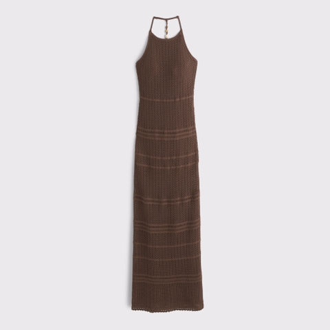 Женские платья Abercrombie & Fitch Beaded Crochet-Style Maxi Dress