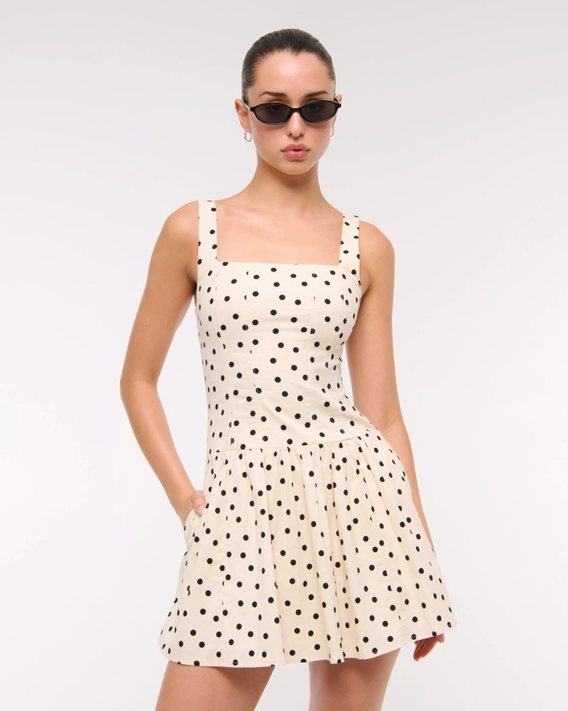 The A&F Mila Drop-Waist Mini Dress