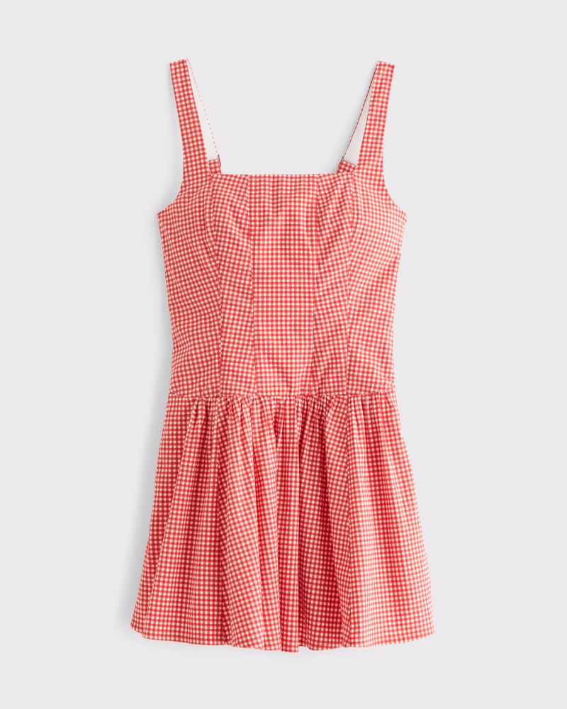 green emerald velvet dress KatieJ NYC Red Gingham Tween Dress | Smocked & Lace