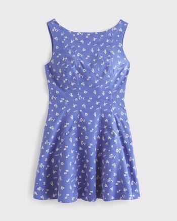 The A&F Mila High-Neck Stretch Mini Dress