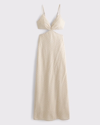 The A&F Julia Slip Cutout Maxi Dress