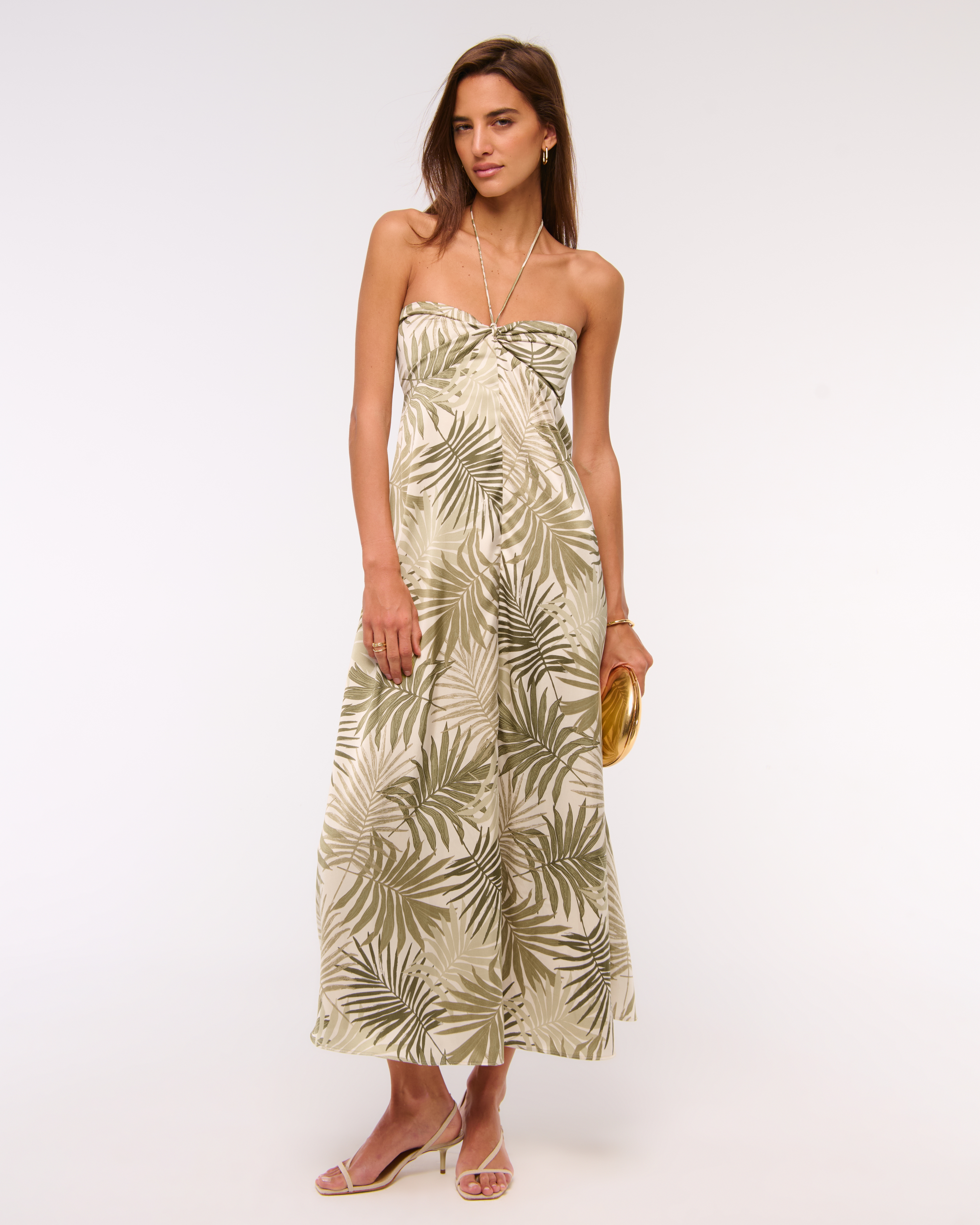 Женские платья Abercrombie & Fitch Twist-Front Flowy Maxi Dress — фото 2