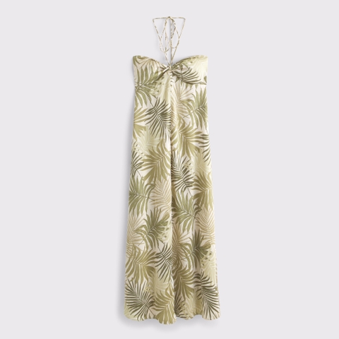Женские платья Abercrombie & Fitch Twist-Front Flowy Maxi Dress