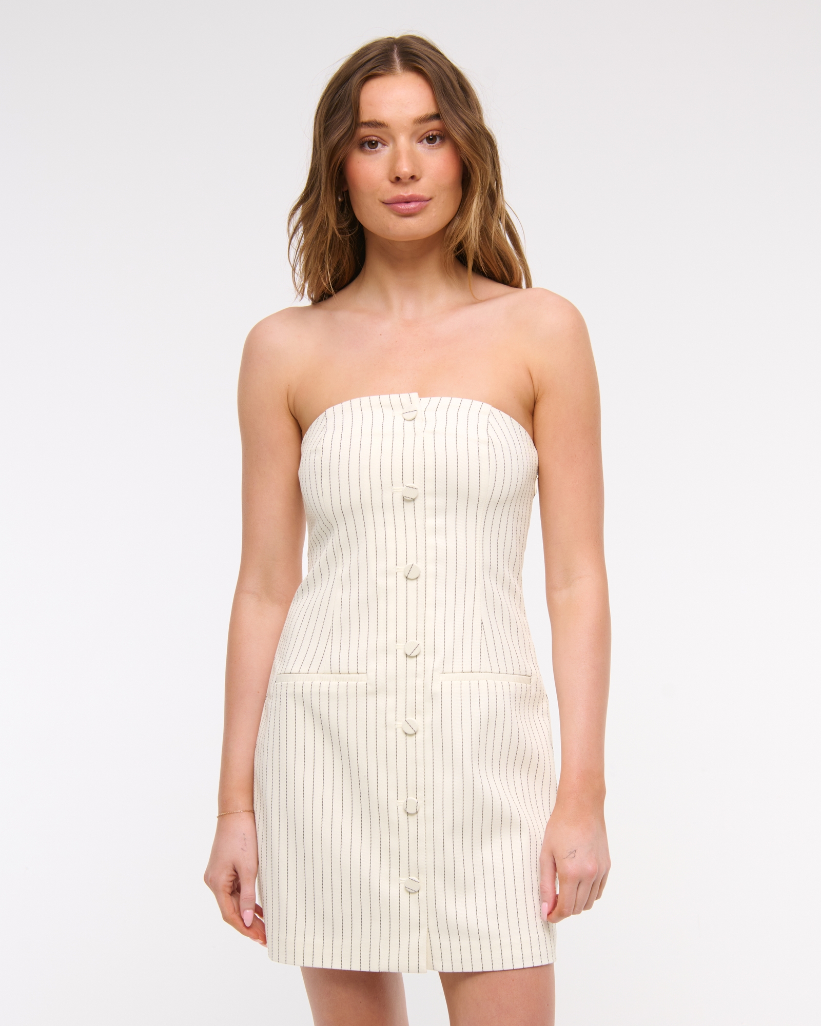 The A&F Mara Strapless Vest Dress