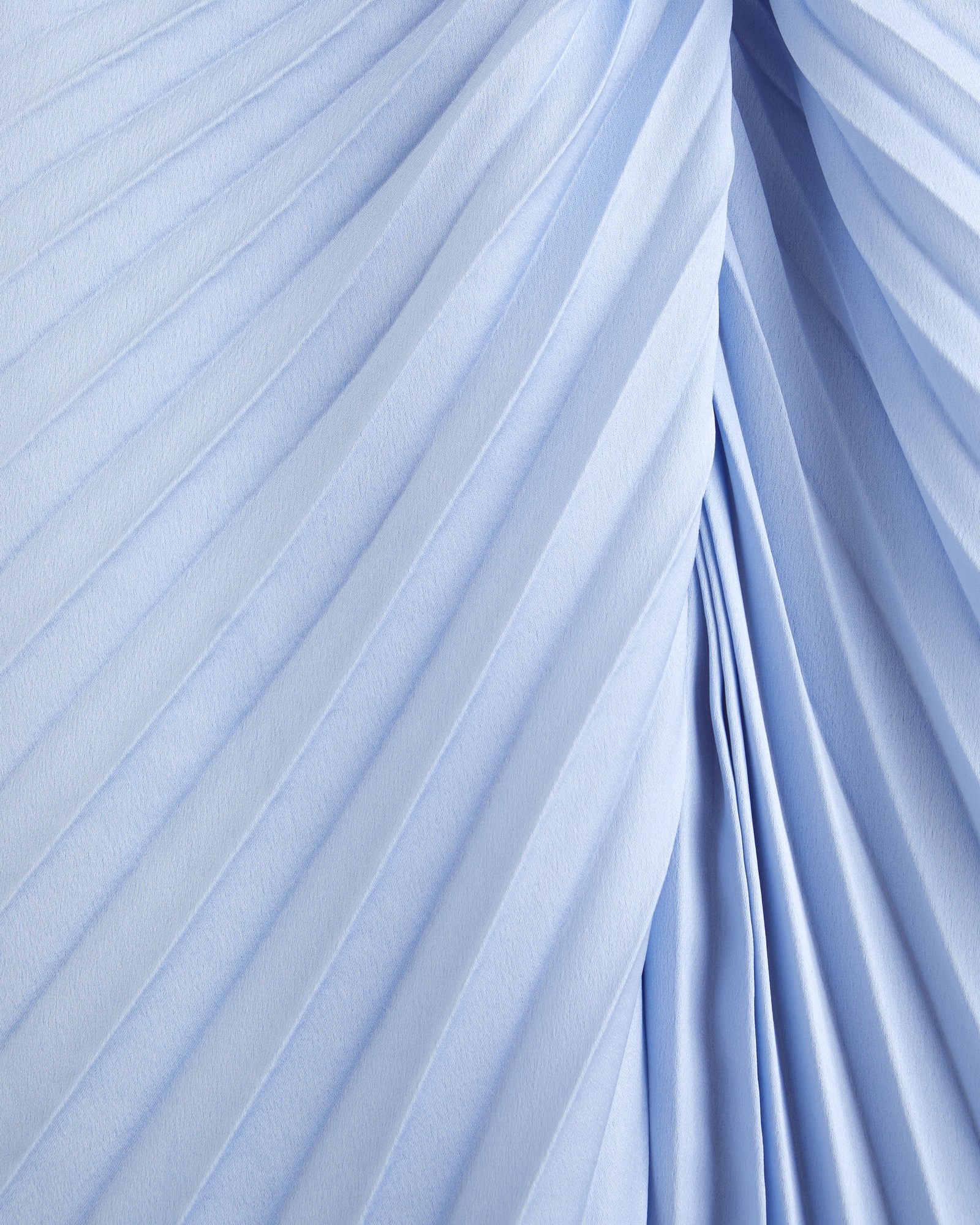 The A&F Giselle Pleated One-Shoulder Cutout Maxi Dress