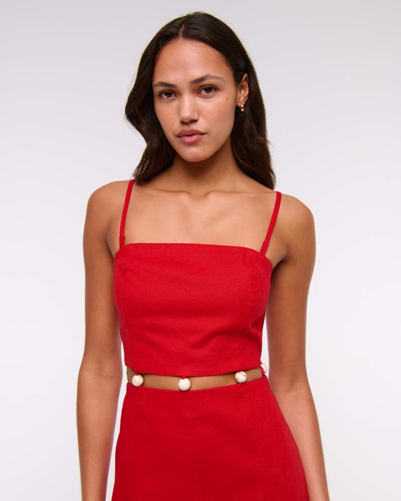 Beaded Strapless Mini Dress