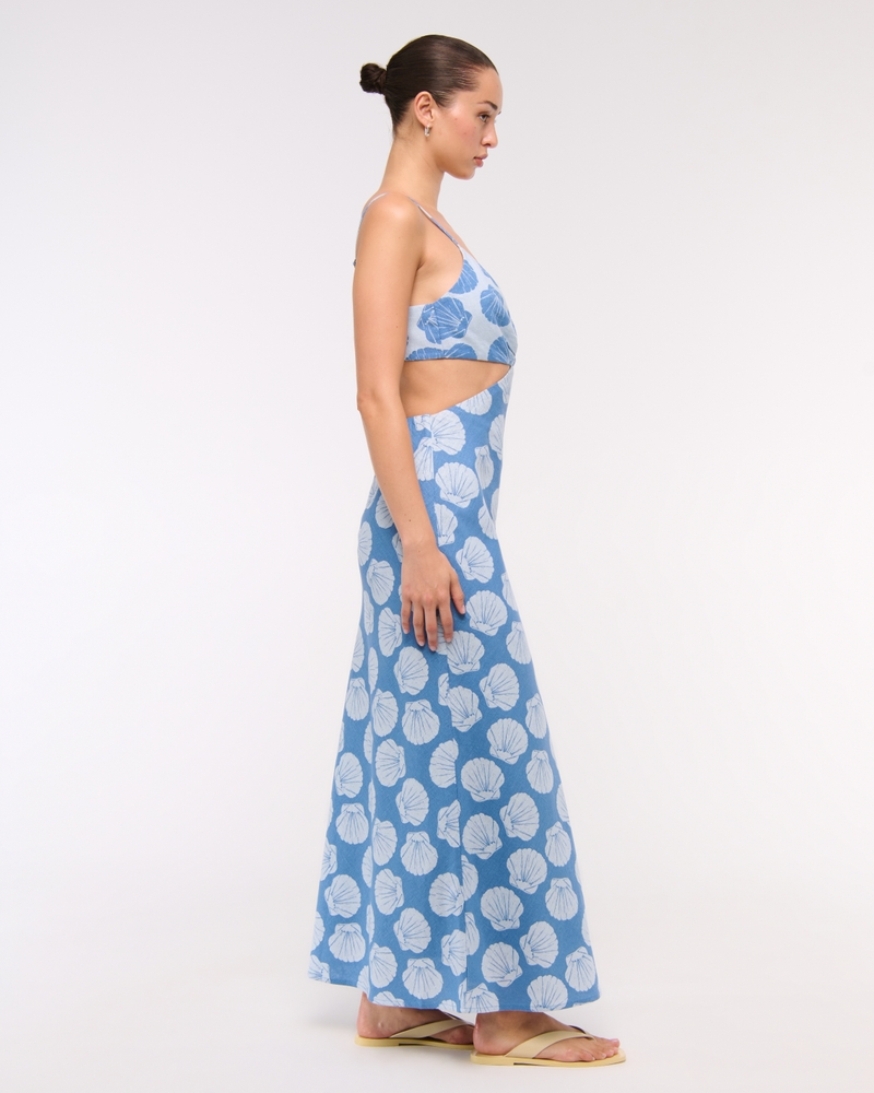 The A&F Julia Slip Cutout Maxi Dress