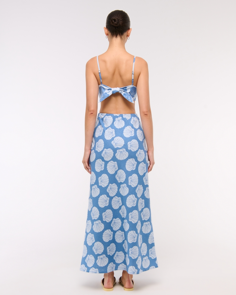 The A&F Julia Slip Cutout Maxi Dress