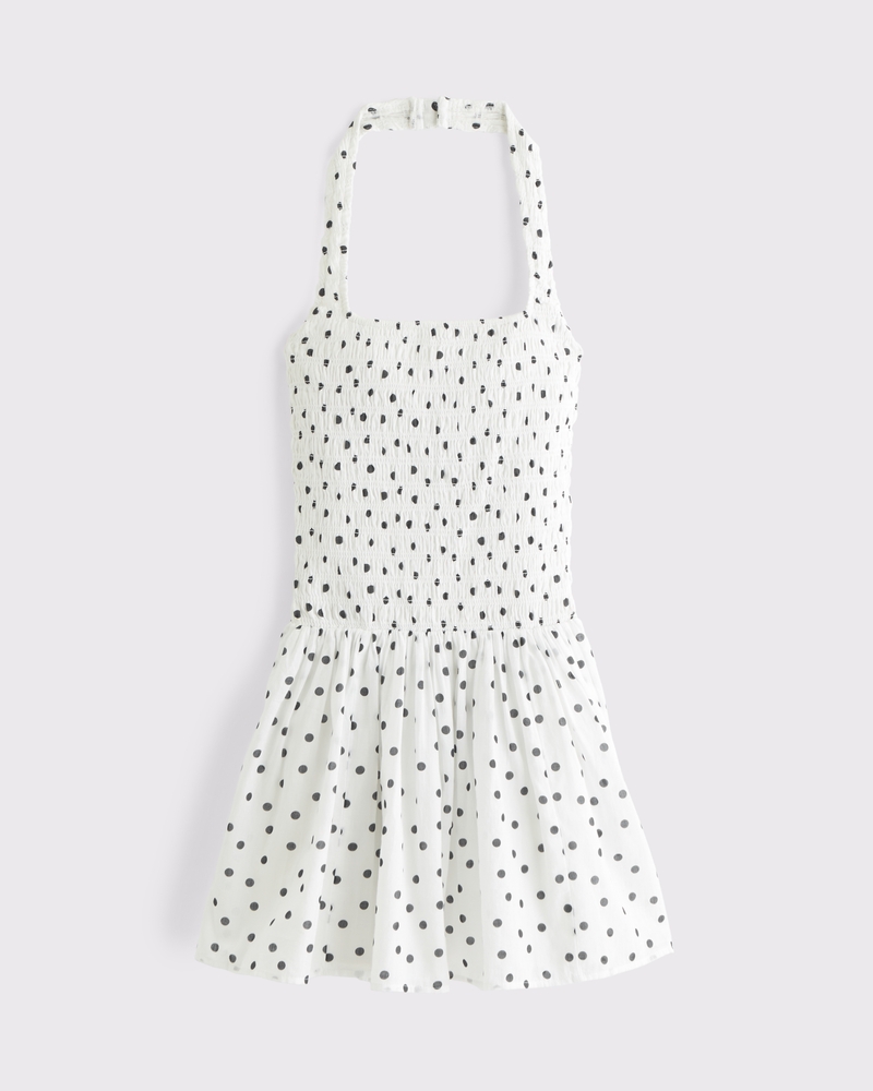 ウィメンズ Drop-Waist Smocked Mini Dress | ウィメンズ