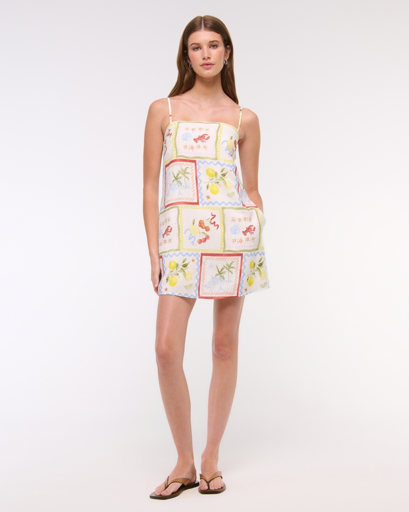 Straight Neck Slip Skort