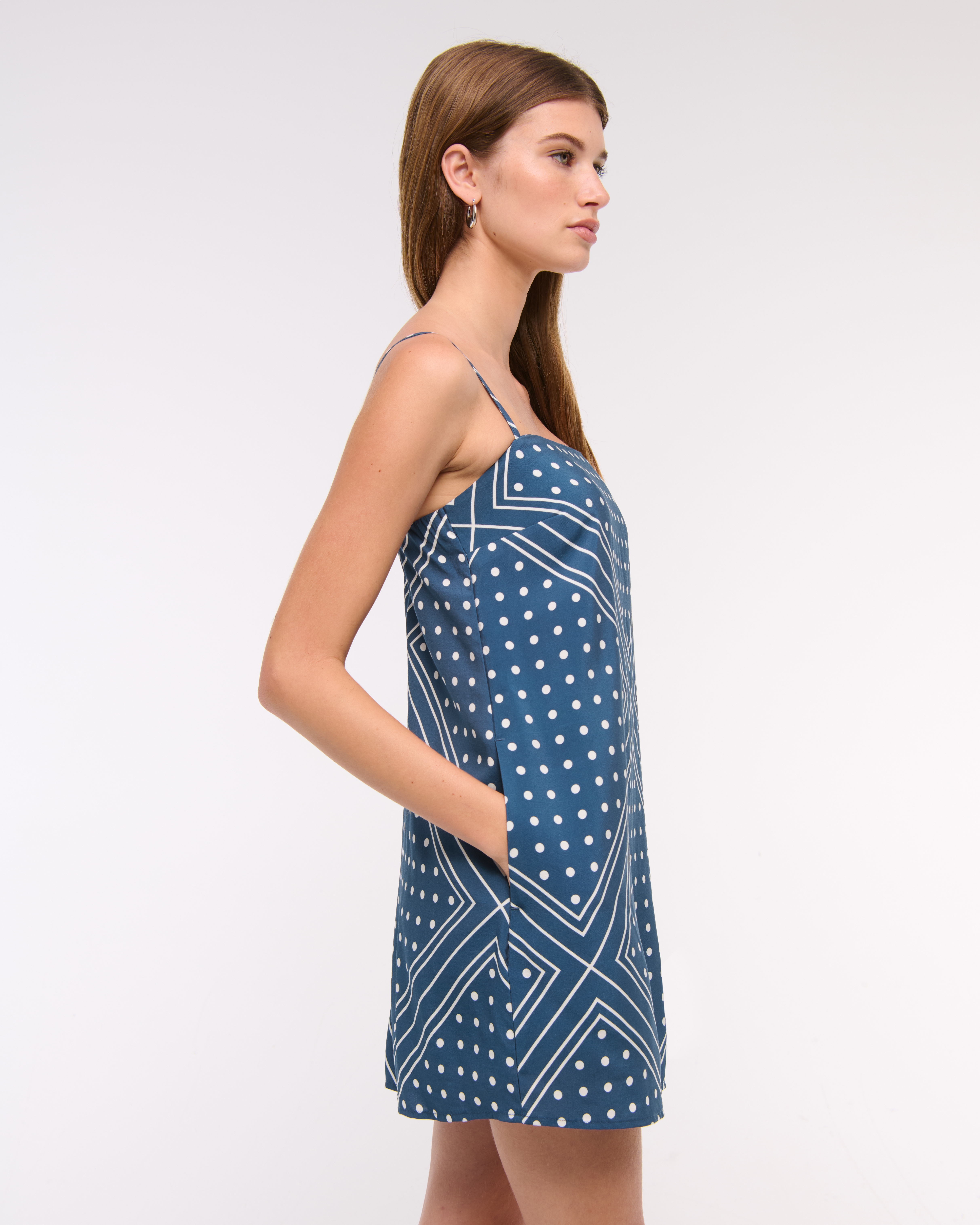 Women's Straight Neck Slip Skort | Women's Dresses