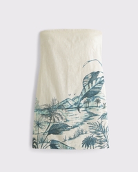 The A&F Scarlett Strapless Linen-Blend Skort