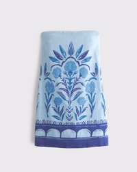 The A&F Scarlett Strapless Linen-Blend Skort