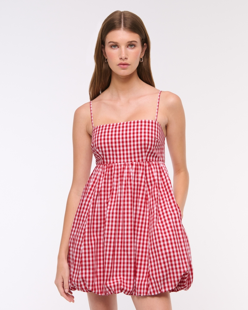 The A&F Mila Bubble Hem Mini Dress