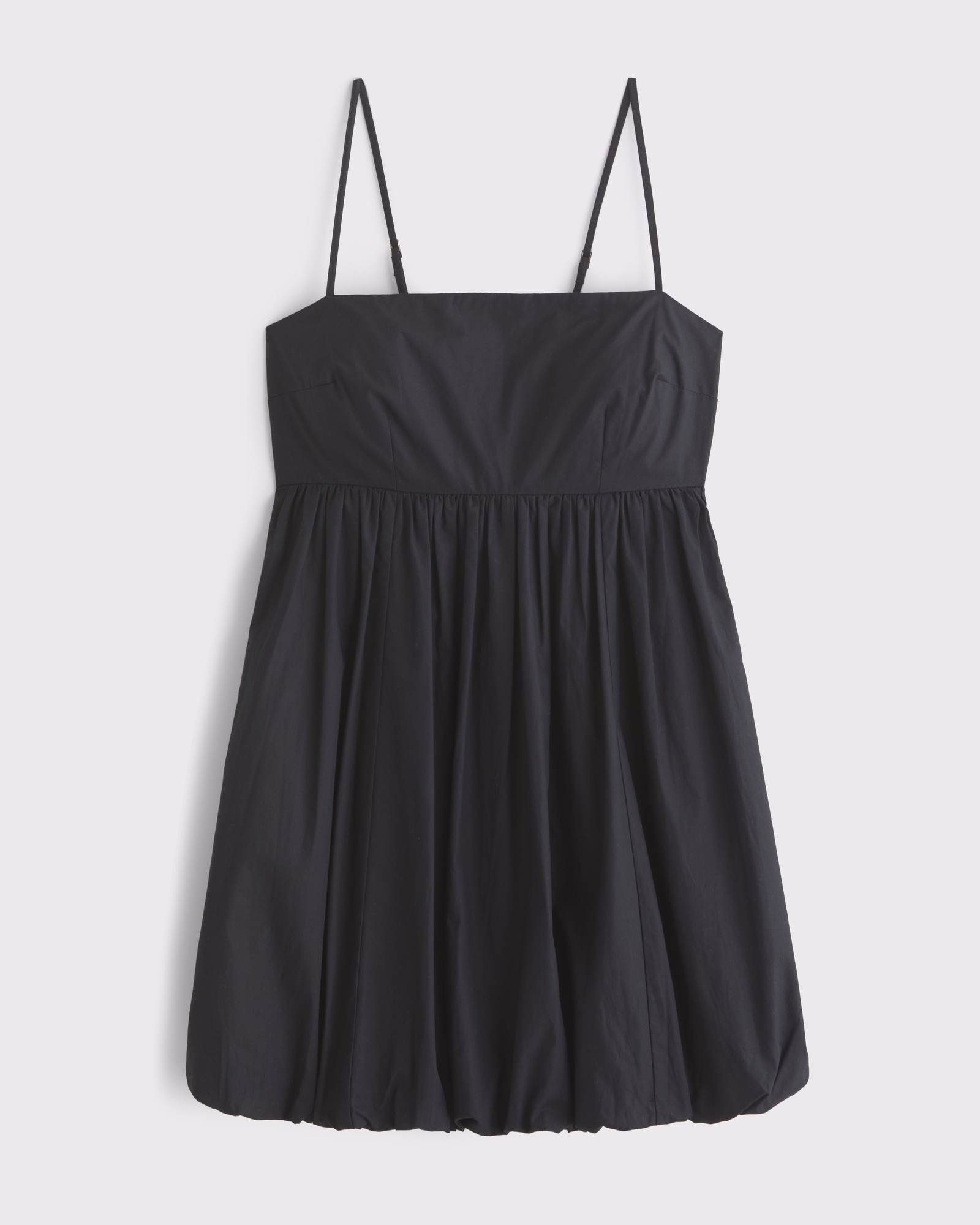 Babydoll Bubble Hem Mini Dress