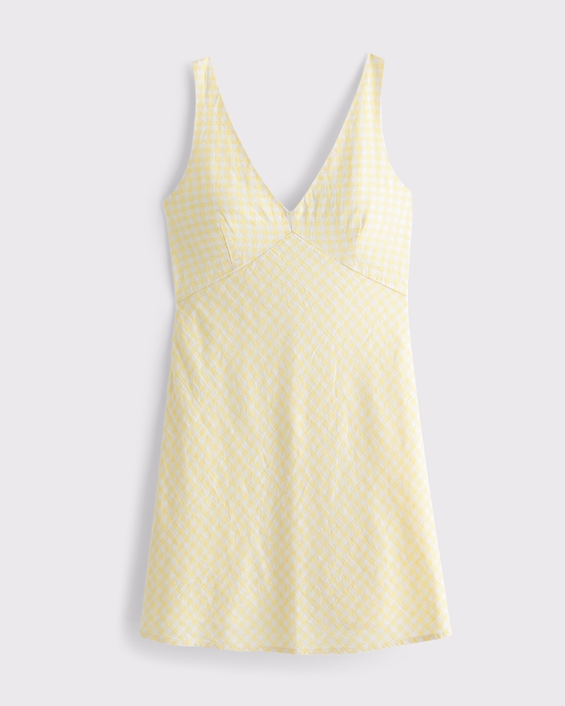 linen dress maternity Ripe Maternity Maya Tie Back Linen Dress Natural main image 1