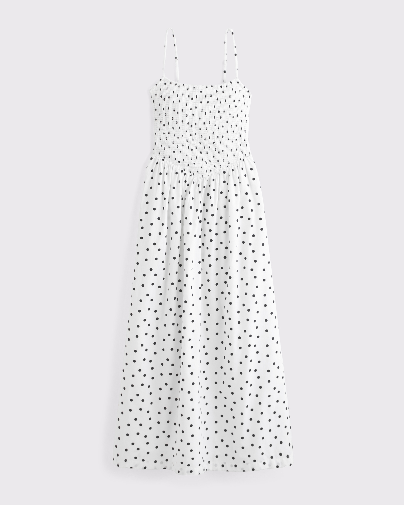 Women's Dipped-Waist Smocked Midi Dress | Women's Clearance |  Abercrombie.com