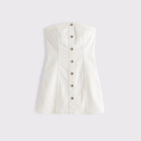 Женские платья Abercrombie & Fitch The A&F Mara Strapless Denim Mini Dress