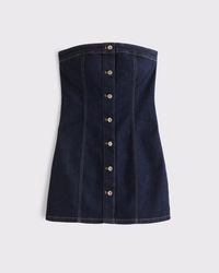 The A&F Mara Strapless Denim Mini Dress