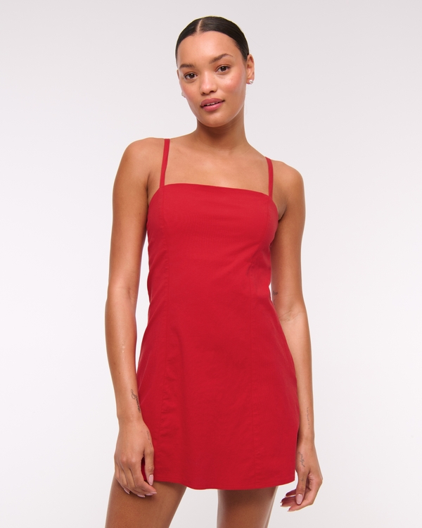Bra-Free Everyday Skort, Vivid Red view 1