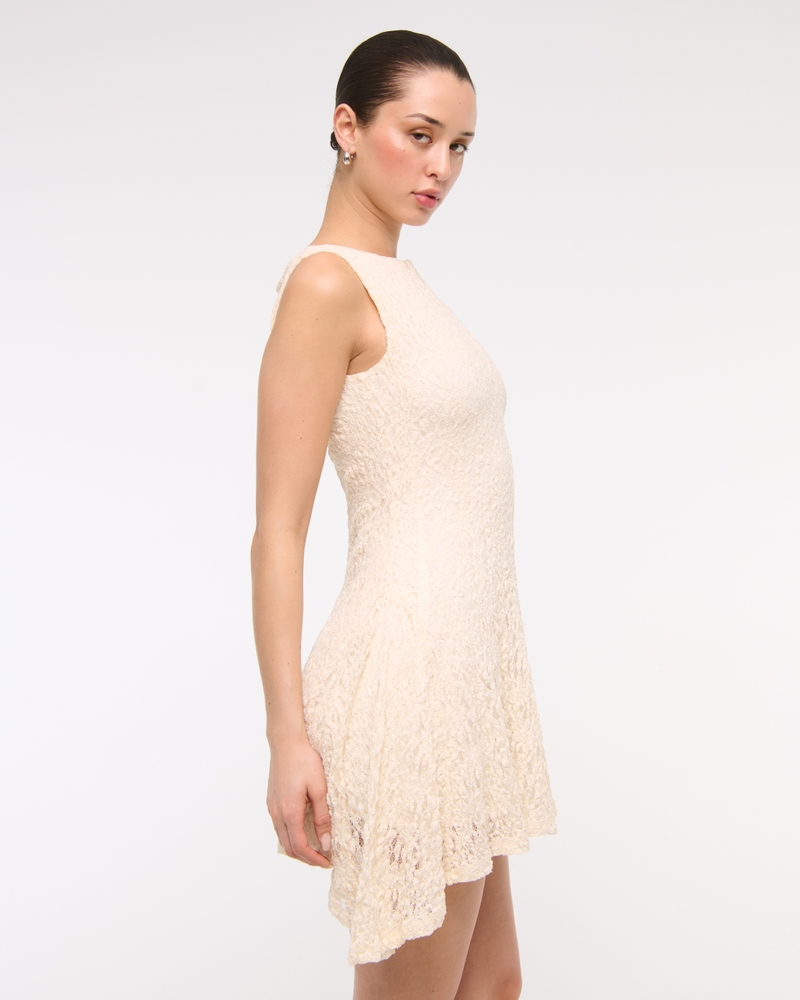 Slash Lace Mini Dress