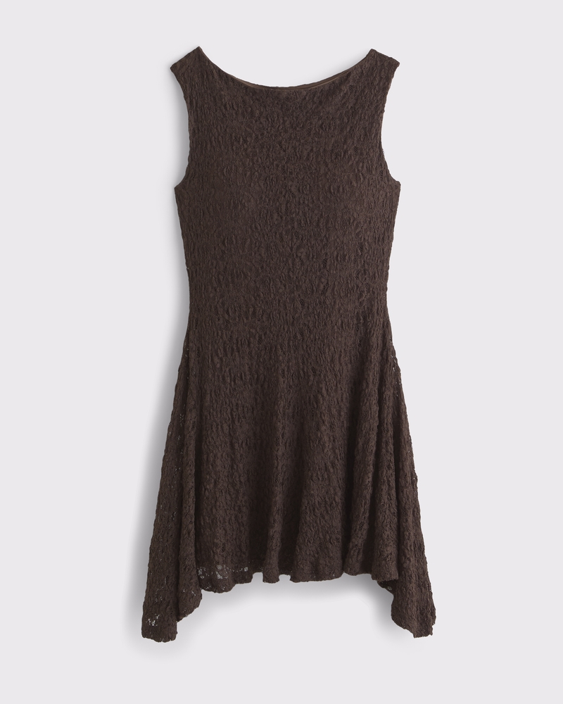 Slash Lace Mini Dress