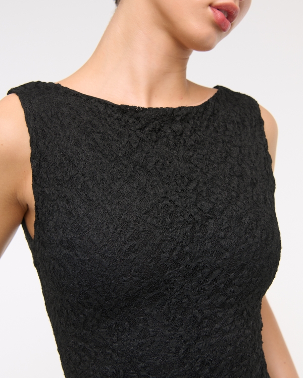 Slash Lace Mini Dress