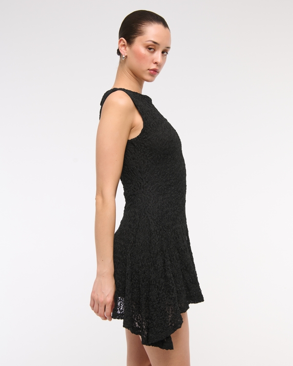 Slash Lace Mini Dress