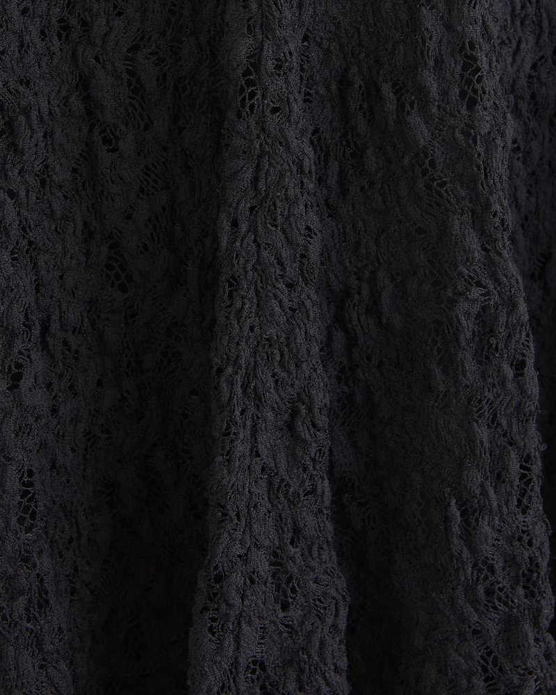 Slash Lace Mini Dress