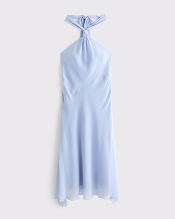 Halter Asymmetrical Hem Midi Dress from Abercrombie & Fitch - $69.99