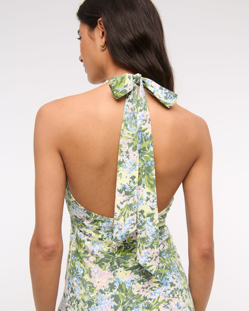Halter Slip Midi Dress