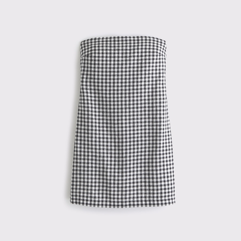 Женские юбки Abercrombie & Fitch The A&F Scarlett Strapless Linen-Blend Skort