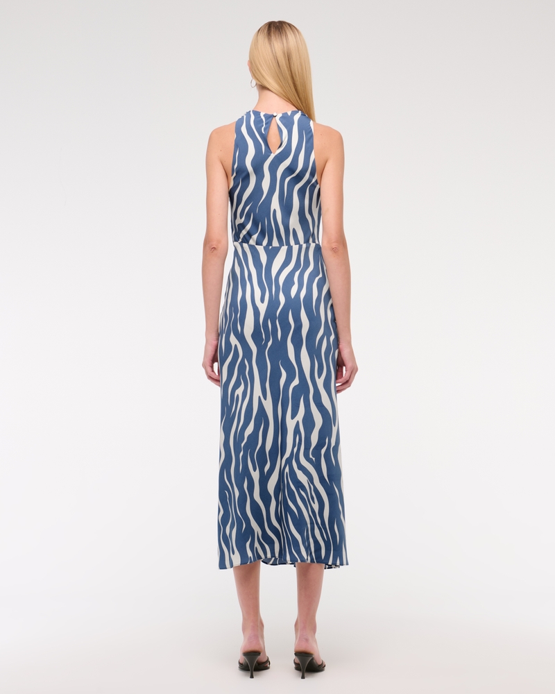 Cowl Neck Midi Dress