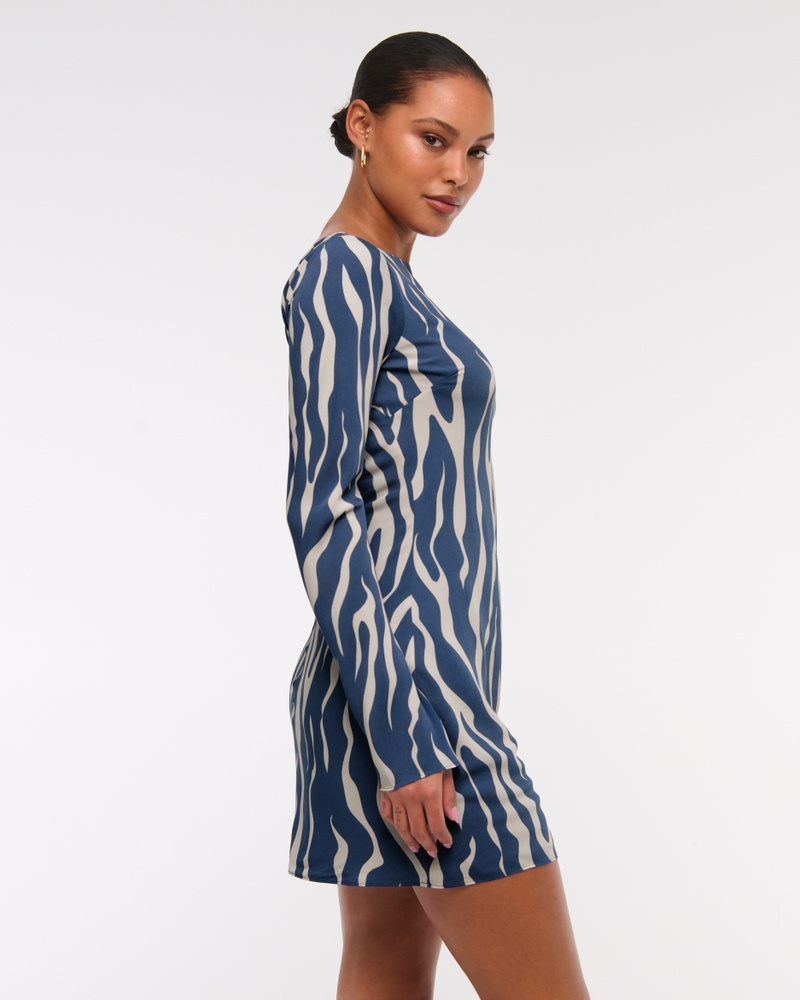Asymmetrical Slip Mini Dress