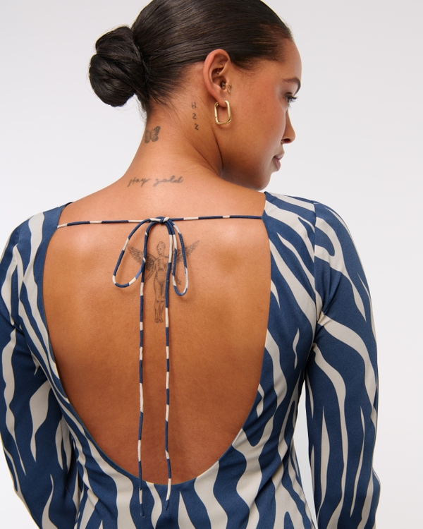 Asymmetrical Slip Mini Dress