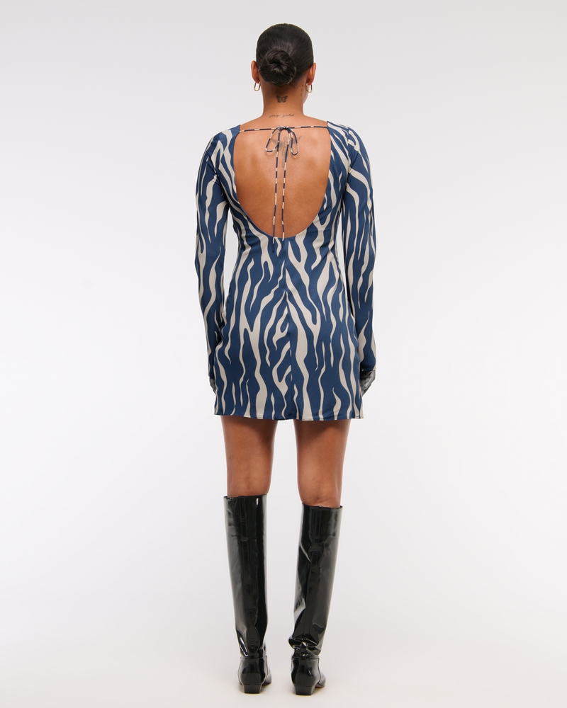 Asymmetrical Slip Mini Dress