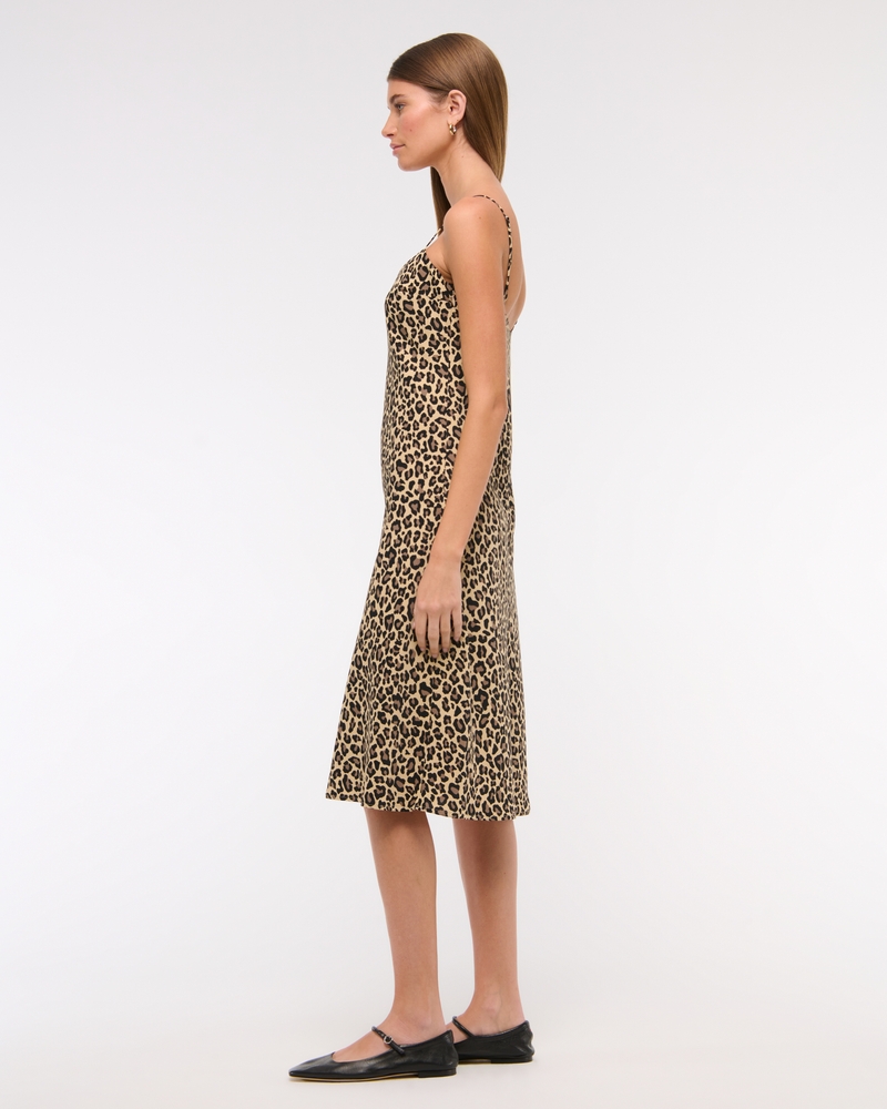 Knee-Length Slip Dress
