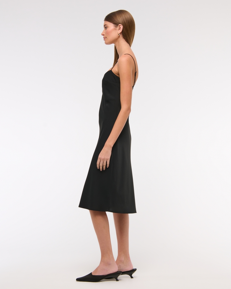 Knee-Length Slip Dress